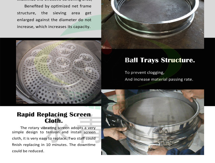 вращающееся вибрационное сито 7